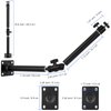 Mippko Articulating Wall Mount Camera Arm with 1/4 inch-20 Threaded Compatible with Digital/Security/Webcam/CCTV POV Camcorder Cameras & Video Light,Adjustable Aluminium Alloy Arm