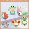 Yiosion Baby Rattles Toys Set, Infant Grab N Shake Rattle, Sensory Teether, Development Learning Music Toy, Newborn Babies First Birthday Gifts for 0 1 2 3 4 5 6 7 8 9 10 12 Month Boy Girl