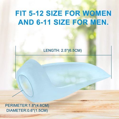 Promifun Bunion Cushions and Protectors, 12 Pieces of Bunion Pads and Cushions, Bunion Corrector for Big Toe, Relieve Foot Pain from Friction, Rubbing and Pressure