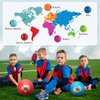 EZ STRIKE 8.5'' Playground Ball Set, Posh Rubber Dodgeballs for Kids and Adults, Handball Kick Ball for Outdoor and Indoor Games, Gaga Balls Includes Pump-World, 4 Pack