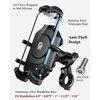 BRCOVAN Motorcycle Phone Holder with Vibration Dampener & High-Speed Secure Lock, Anti-Theft Motorcycle Phone Mount Handlebar Cellphone Holder for Bike Bicycle Scooter ATV Fit 5.4''-7.2'' Smartphones