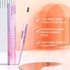 ESOTERIQUE Dual-Ended Eyebrow Pencil & Tinted Gel, Waterproof Eyebrow Tint with Ultra-Fine Eyebrow Pencil, Effortless Natural Looking Brows, All Day Wear - Espresso