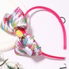 Pencil Headband Back to School Hair Bows Clips Yellow Headband Blackboard Headbands For Girls Hair Bow Clips Head Boppers No Slip Headdress School Hair Bands Gifts 1PCS