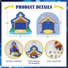 WhatSign Nativity Crafts for Kids - 24PCS Nativity Scene Stickers Crafts DIY Nativity Stickers Ornament Religious Craft Kits Christmas Tree Decor Christmas Gifts for Kids Classroom Party Favors