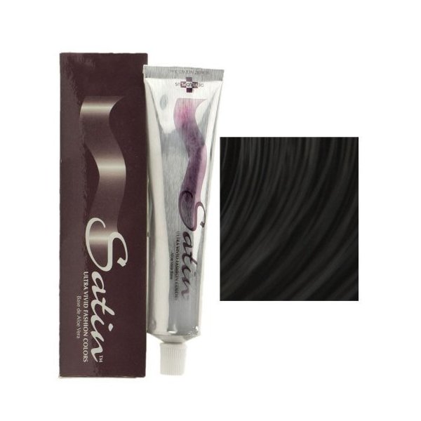 Satin Hair Color - ultra vivid fashion colors - 1N - Black