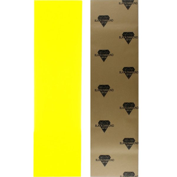 Black Diamond Longboard Skateboard Grip Tape Sheet 10" x 48" Yellow