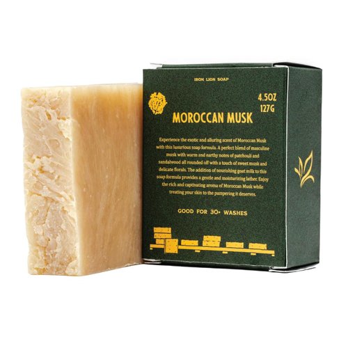 Moroccan Musk Body Soap - Plant Based, Handmade Organic Bar Soap - Bath Soaps for all Skin Types