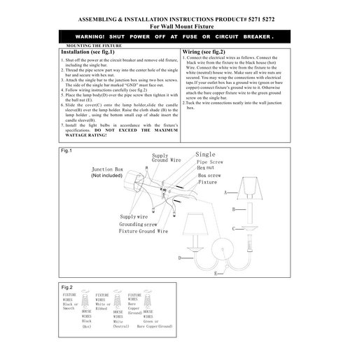 Livex Lighting 5271-04 Mendham 1-Light Wall Sconce, Black