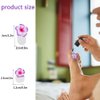 8PCS Purple Toe Separators Silicone for Pedicure, Cute Flower Soft Silicone Toe Spacers Pedicures Nail Art Accessories for Women DIY Manicure