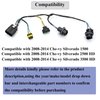 HOPUT Silverado Headlight Wiring Harness, 645-745 645745 645 745 15841609 25962806 Headlight Wire Harness Compatible with 2008 2009 2010 2011 2012 2013 2014 Silverado 1500 2500HD 3500HD