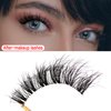 Himirell False Eyelashes Natural Look Lashes 6D Volume Clear Band Cat Eye Lashes Fluffy Wispy Fake Eyelashes Faux Mink C Curl Lashes 7 Pairs Pack