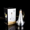 Rhythm Trombone Mute,Trombone Mute Silencer,Lightweight Aluminum Trombone Practice Mute