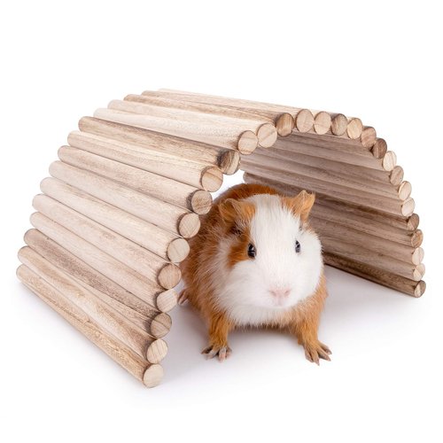 Niteangel Small Animal Climbing Toys - Suspension Bridge Ladder for Hamsters Gerbils Mice Rats Guinea Pigs or Other Small Pets (15.7'' x 7.8'')