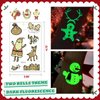 200PCS Christmas Temporary Tattoos - Festive Glow Tattoos for Kids, Waterproof Kids Temporary Tattoos, Fun Holiday Party Favors Game Supplies, Perfect Christmas decoration Gifts for Boys and Girls