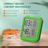 INKPET Reptile Terrarium Thermometer Hygrometer with Max/min Record Digital Display for Bearded Dragon Tank Accessories Crested Gecko Snake Leopard Gecko Tortoise Habitat Hermit Crab, TR-1A