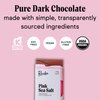 Raaka Pink Sea Salt Organic Dark Chocolate - 71% Cacao - Gourmet Dark Chocolate Gift Box - Organic, Vegan, Gluten Free, Kosher | 1.8oz Bars, 3-Pack