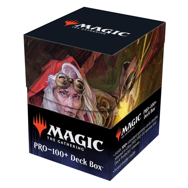 Ultra Pro - Magic: The Gathering - Dominaria United 100+ Card Deck Box Jaya, Fiery Negotiator - Protect Your Collectible Trading Cards, Gaming Cards, and Sports Cards In a Safe, Secure Card Deck Box