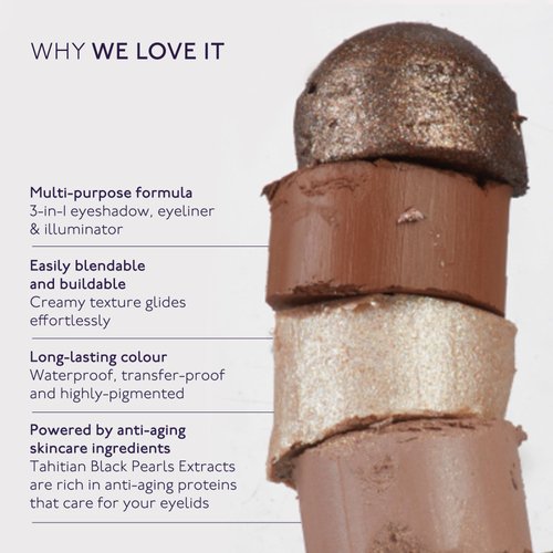 By Terry, Ombre Blackstar Eyeshadow, Cream Eyeshadow Stick, Long-Lasting, Waterproof, Matte Finish, Toffee, 25g