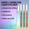 Easilydays Liquid Thin Eyeliner Pencil, Long-Lasting Waterproof Eyeliner Pen Chameleon Multichrome Eyeliner Quick-drying Transfer-Proof Smudge-Proof Eyeliner & Lipliner Shimmer Eyeshadow Makeup (02)