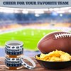 Deekin 32 Pcs Football Silicone Bracelets Football Party Favor Bracelet Football Motivational Rubber Bracelets for Men Women Fan Party Favors Sport Theme Birthday Party Supplies Gifts (Classic)