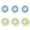 Facial Cleansing Brush Heads,Face Brush Head Replacements Compatible with Clarisonic Mia 1, Mia 2, Mia Fit, Alpha Fit, Smart Profile Uplift,Deep Pore and Sensitive（6 Pack）