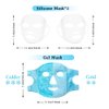 my novel things Face Ice Pack and 2 Packs Silicone Face Mask Cover, Ice Face Mask Hot Cold Eye Compress Skin Care Set for Women for Puffiness Swelling Relief Beauty Spa Essentials Gifts