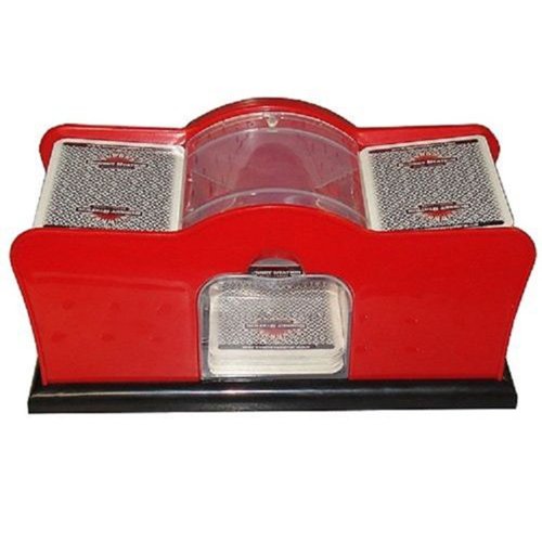 ESKONI Casino Hand Crank Manual Card Shuffler 1 or 2 Deck Casino Poker Blackjack Bridge UNO