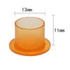 Needlehouse 1000pcs Tattoo Ink Caps Professional Tattoo Ink Cups With Base, Caps Plastic Pigment Cups Caps Tattoo Supplies (13 * 11mm)