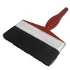 uxcell 1 Pack Paint Brushes, 6-Inch Wide Wall Paint Brush Black Bristle Flat Tip Paint Brush for Walls Decking Fence Furniture Painting Brush, Burgundy Red Handle Oil Paint Brush