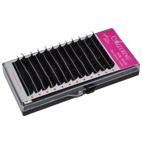 Alluring Silk Mink Eyelash Extensions Lashes - C Curl 3D lashes .07mm thickness (C .07 x 15mm)