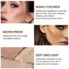 evpct 6 Colors Face Contour and Highlight Palette Face Contouring Makeup Kit for Beginners Cream Contour Palette for Mature Skin Cream Foundation Concealer Bronzer Powder Highlighter Makeup Palette