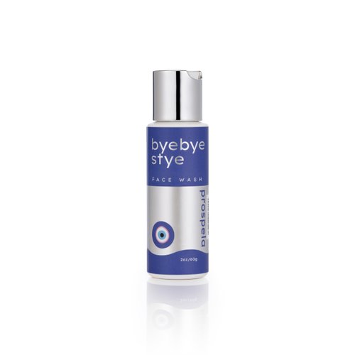 Prospela Stye Relief, Eyelashes and Eyelid Cleanser Treatment for Irritated Eyes, with Natural Green Tea, Remove Oil, Eye Makeup, Redness, Puffiness - 2 fl oz
