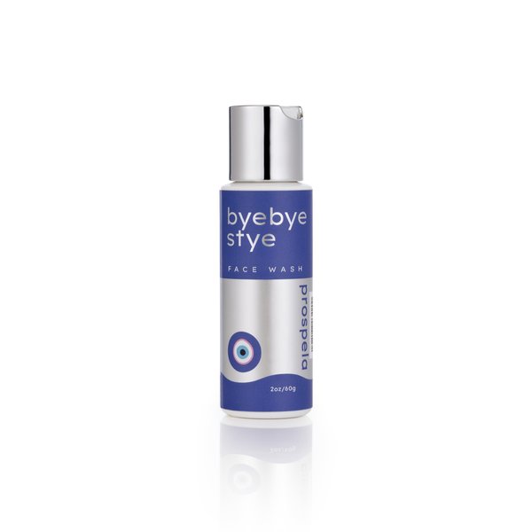 Prospela Stye Relief, Eyelashes and Eyelid Cleanser Treatment for Irritated Eyes, with Natural Green Tea, Remove Oil, Eye Makeup, Redness, Puffiness - 2 fl oz