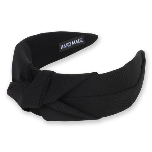 CURASA Knotted Headband for Women Black Headband Wide Headbands Non Slip Top Knot Hairband Fashion Hair Accessories for Women Girls