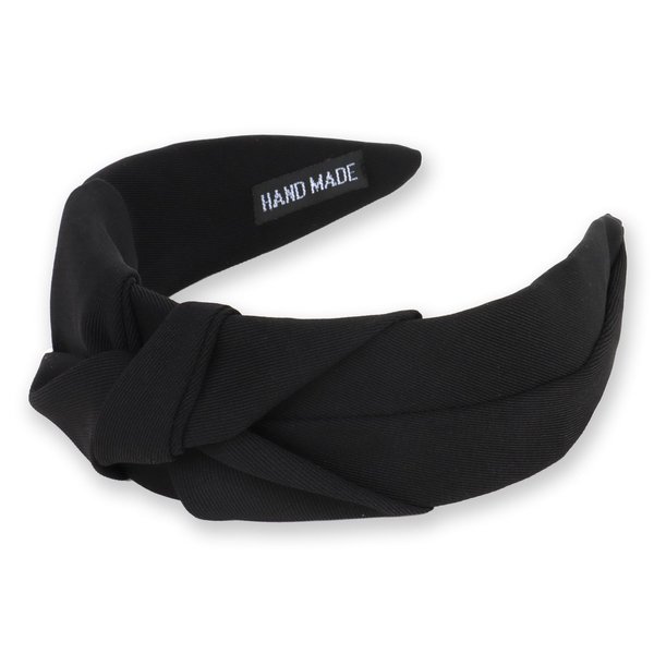 CURASA Knotted Headband for Women Black Headband Wide Headbands Non Slip Top Knot Hairband Fashion Hair Accessories for Women Girls