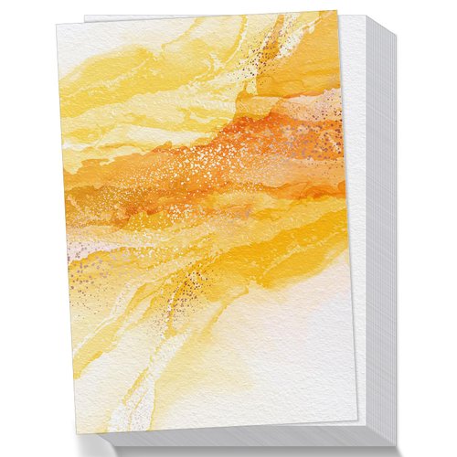 200 Sheets Watercolor Paper Cotton 140LB/300GSM Thick Off-White Cold Press Paper Pack for Kid Child Watercolor Drawing Paper for Painting Art Works Drawing Supplies, 4 x 6 Inches