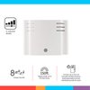 GE Wireless Doorbell Kit, Battery Operated Receiver, 2 Push Buttons Door Bell, 8 Melodies Doorbell Chime, 4 Volume Levels, Classroom Doorbell, 150 Ft Range, White, 19297
