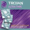 Trojan Ultra Thin Premium Lubricated Condoms - 12 Count