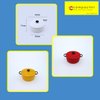 compactini Miniature Set 1:12 Scale Models Dollhouse Accessory Coffee Pot Cup Beverage Bottle Kettle (Dutch Oven Red)