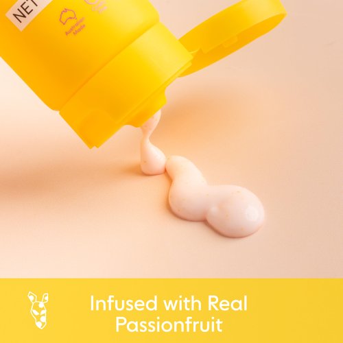 Dotted Zebra Best Ever Exfoliating Cleanser, 3.16 oz - Vegan Face Wash - Real Passionfruit - Face Exfoliator with Micro-Wax Beads - For All Skin Types