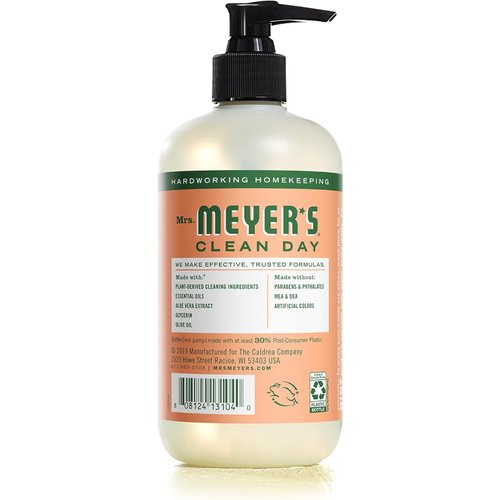 MRS. MEYER'S CLEAN DAY Liquid Hand Soap Geranium 12.5 Fl Oz (Pack of 1)