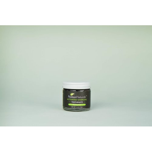 Nelson Naturals Activated Charcoal Toothpaste 1.6 oz - Peppermint