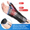 Velpeau Carpal Tunnel Wrist Brace Night Support, Completely Stabilizes Wrist & Thumb, Thumb Spica Splint for De Quervain's Tenosynovitis, Tendonitis, Arthritis Pain Relief (Breathable, Left Hand, L)