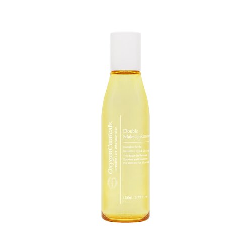 OxygenCeuticals Double Makeup Remover 110ml/3.72 fl.oz, Cleansing Oil for Face, Eyes, and Lips, Non-Comedogenic