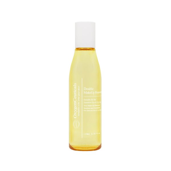 OxygenCeuticals Double Makeup Remover 110ml/3.72 fl.oz, Cleansing Oil for Face, Eyes, and Lips, Non-Comedogenic