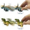 4 Pack Jumbo Dinosour Eggs with Dinosaur Pull Back Cars Dinos Vehicles Toys Inside for Kids Toddlers Boys Girls Christmas Party Favors Goodie Bag Christmas Stocking Stuffers