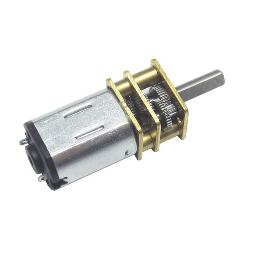 CHANCS N20 Small Dc Motor 3V 5RPM Shaft Length 10mm Geared Motor with Metal Gearbox Motor for DIY RC Toys