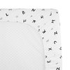 American Baby Company Fitted Pack N Play Playard Sheet 27" x 39", Soft Breathable Neutral 100% Cotton Jersey Pack and Play Sheet, Alphabet, for Boys and Girls, Fits Most Mini Crib Mattresses