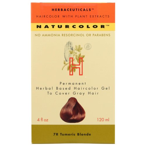 naturcolor Haircolor - Turmeric Blonde Hair Dye, 4 Fl Oz (7R)