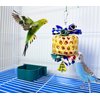 Hyamass Bird Chewing Toys, Foraging Shredder Bird Toys, Bird Hanging Cage Climbing Foot Toys with Bell for Parrots Conures, Love Birds, Budgie, Small Parrots